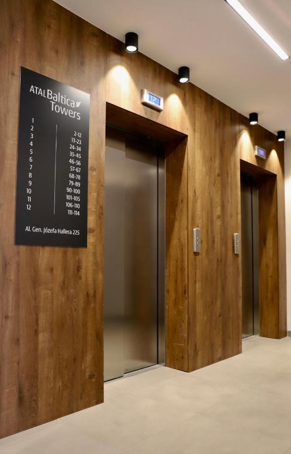 Apartament Gdansk Baltica Towers 7Floor Kültér fotó